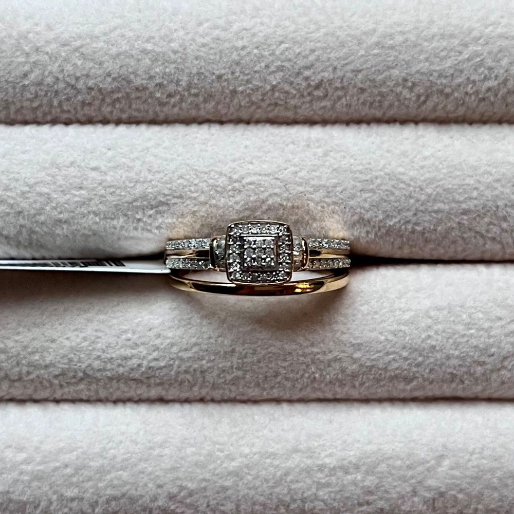 R052 | Natural Diamond Stacker Ring Set